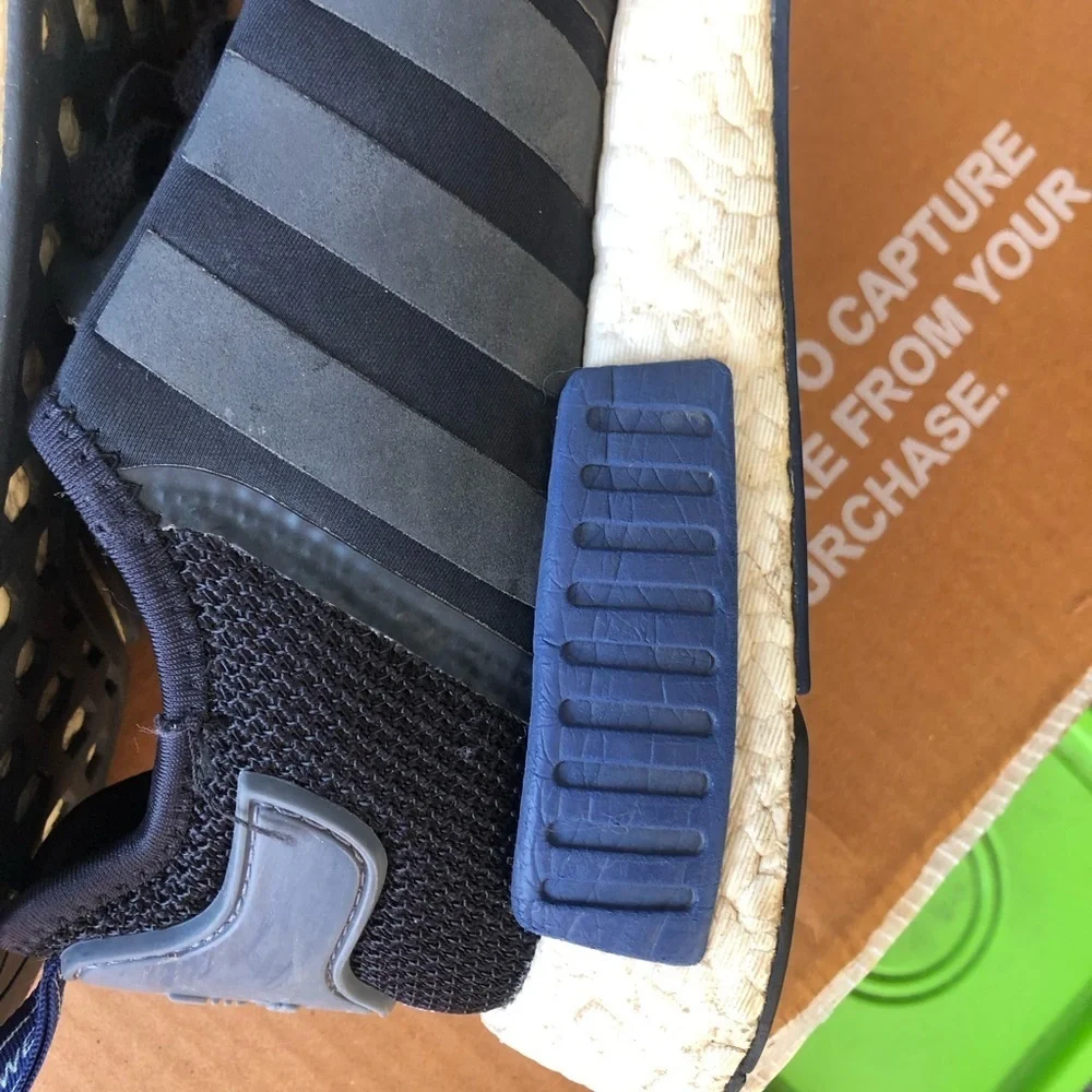 Adidas NMD R1 Core Black Sneakers - Size 11 Mens